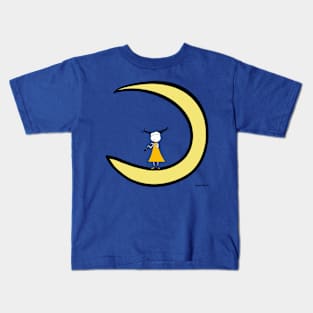 Moon and Hautbois Kids T-Shirt